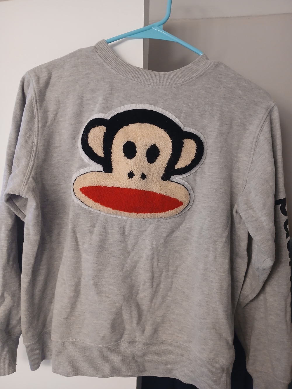 Paul Frank Gray Sweatshirt with Monkey Accent